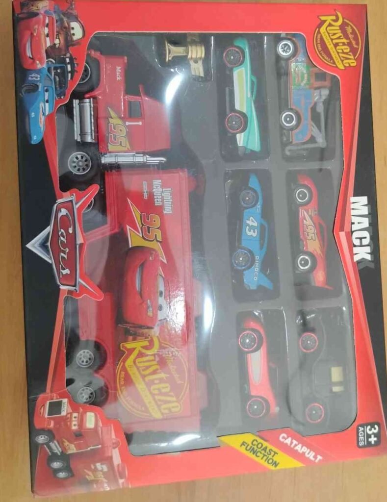 CARS CATAPULT 6PC CAR W/TRUC